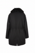 Black Fur Collar Jacket – Back