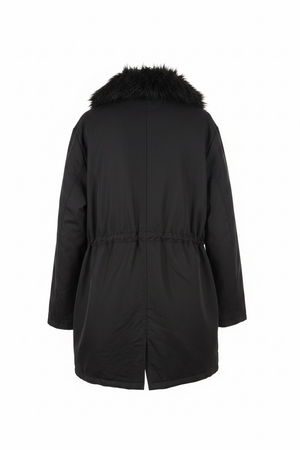 Black Fur Collar Jacket