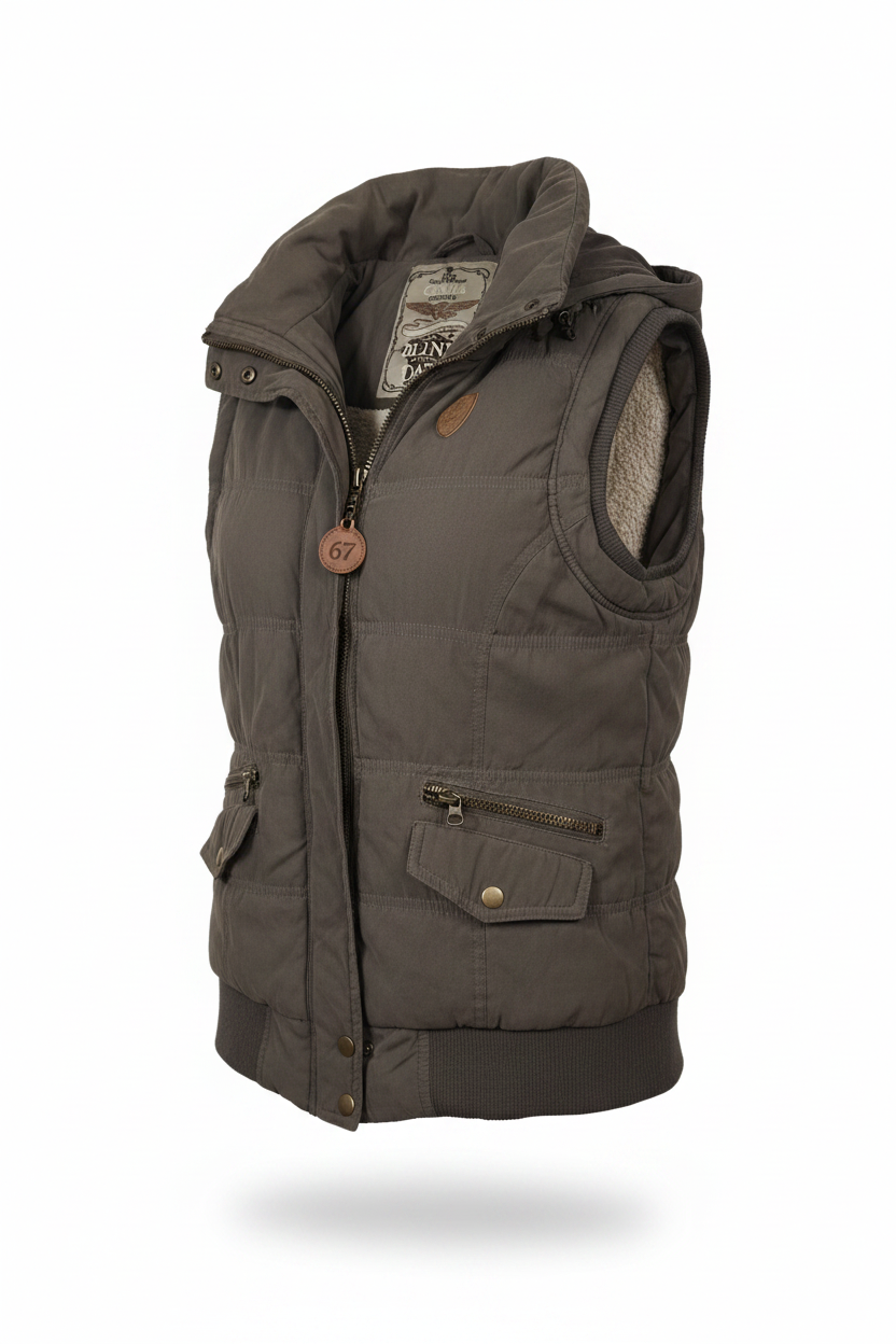 Blind Date Bodywarmer – Three-Quarter Front