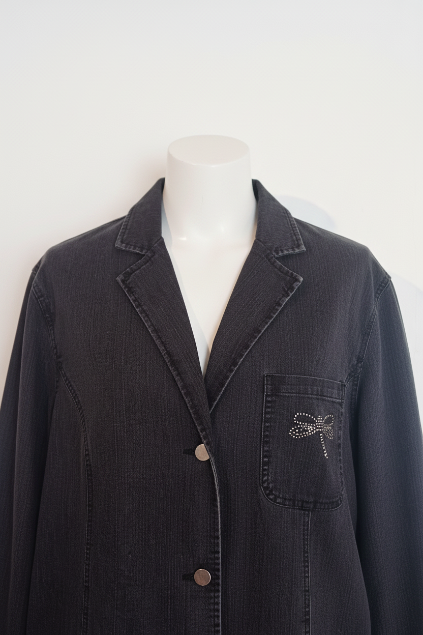Butterfly Denim Jacket – Detail