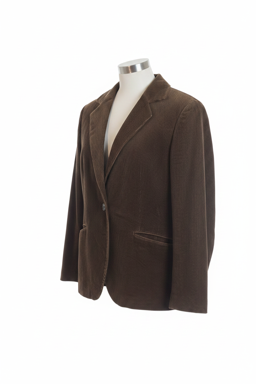 Corduroy Jacket Three-Quarter Front