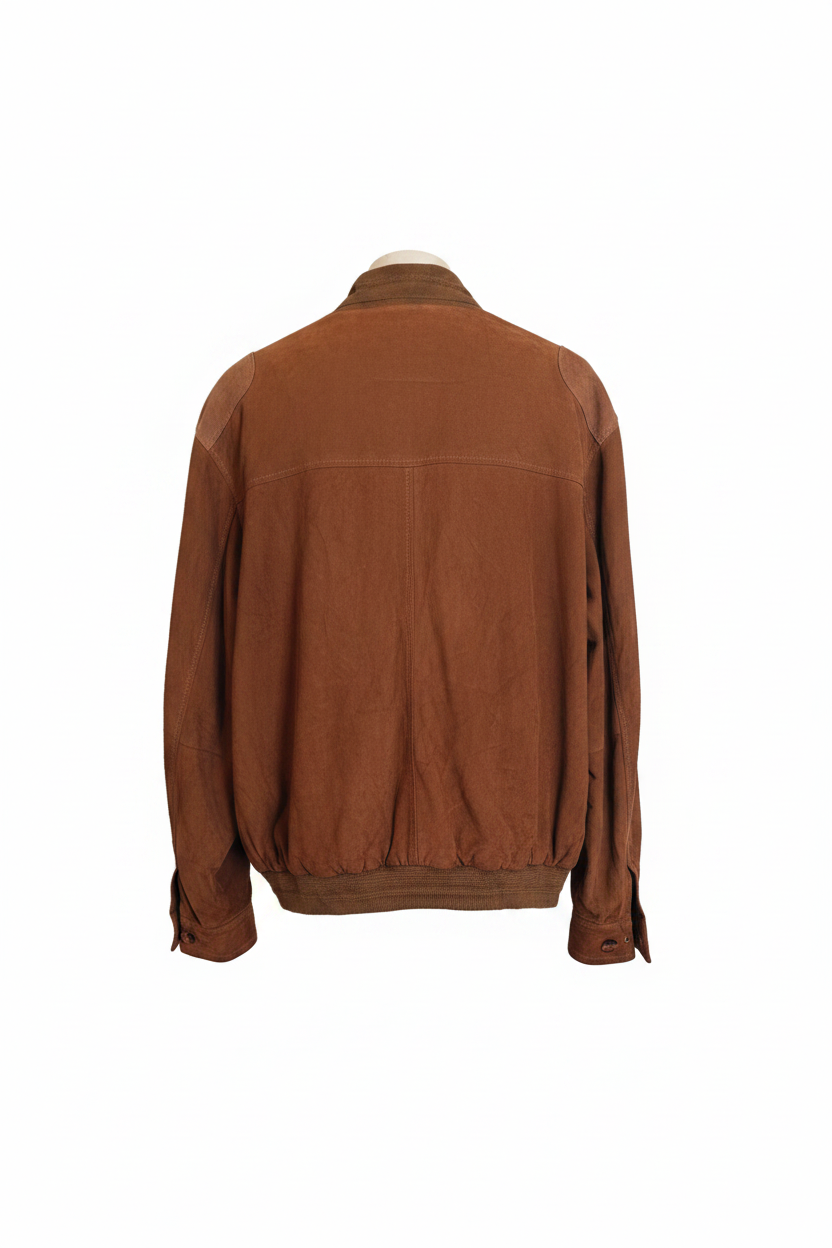 David Moore Classic Suede Jacket – Back
