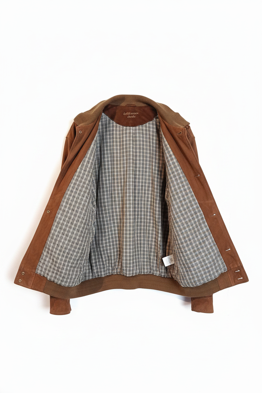 David Moore Classic Suede Jacket – Interior Detail