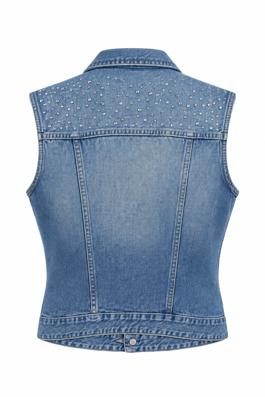 &Denim Vest – Back