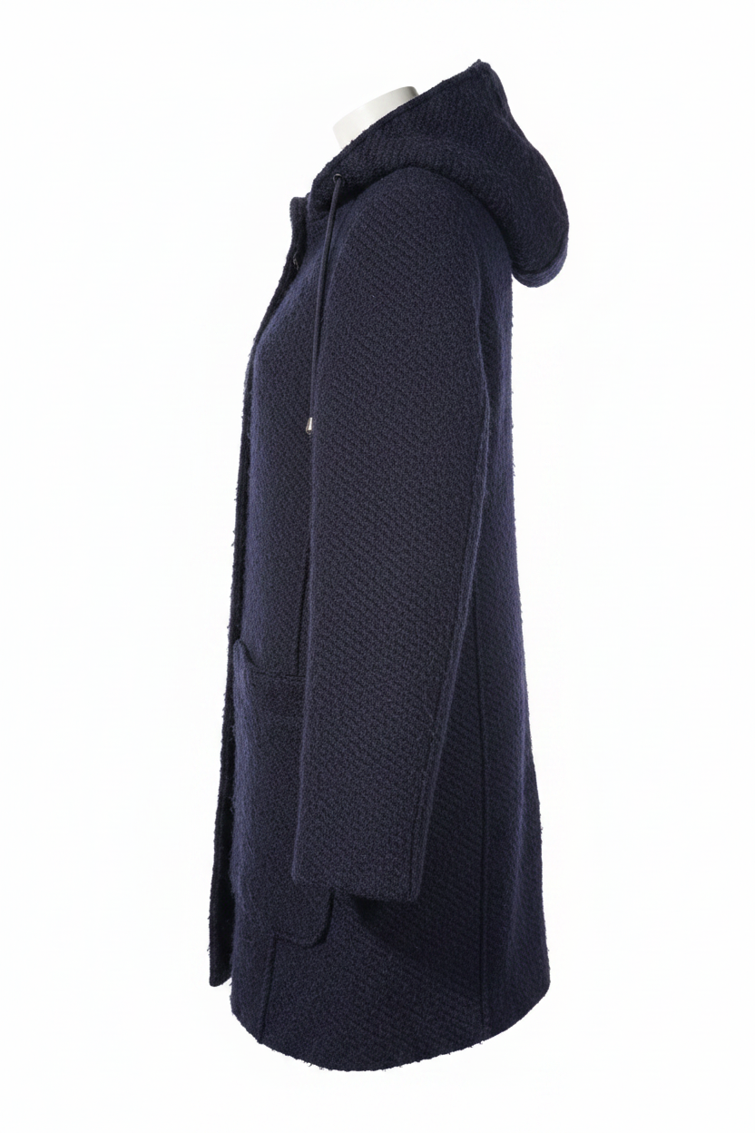 Esprit Navy Coat – Side Profile