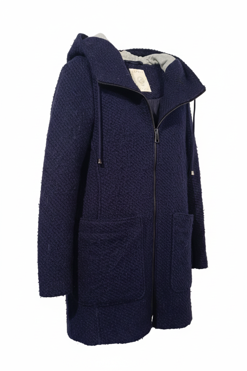 Esprit Navy Coat – Three-Quarter