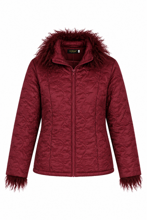 Extreme Maroon Puffer Jacket