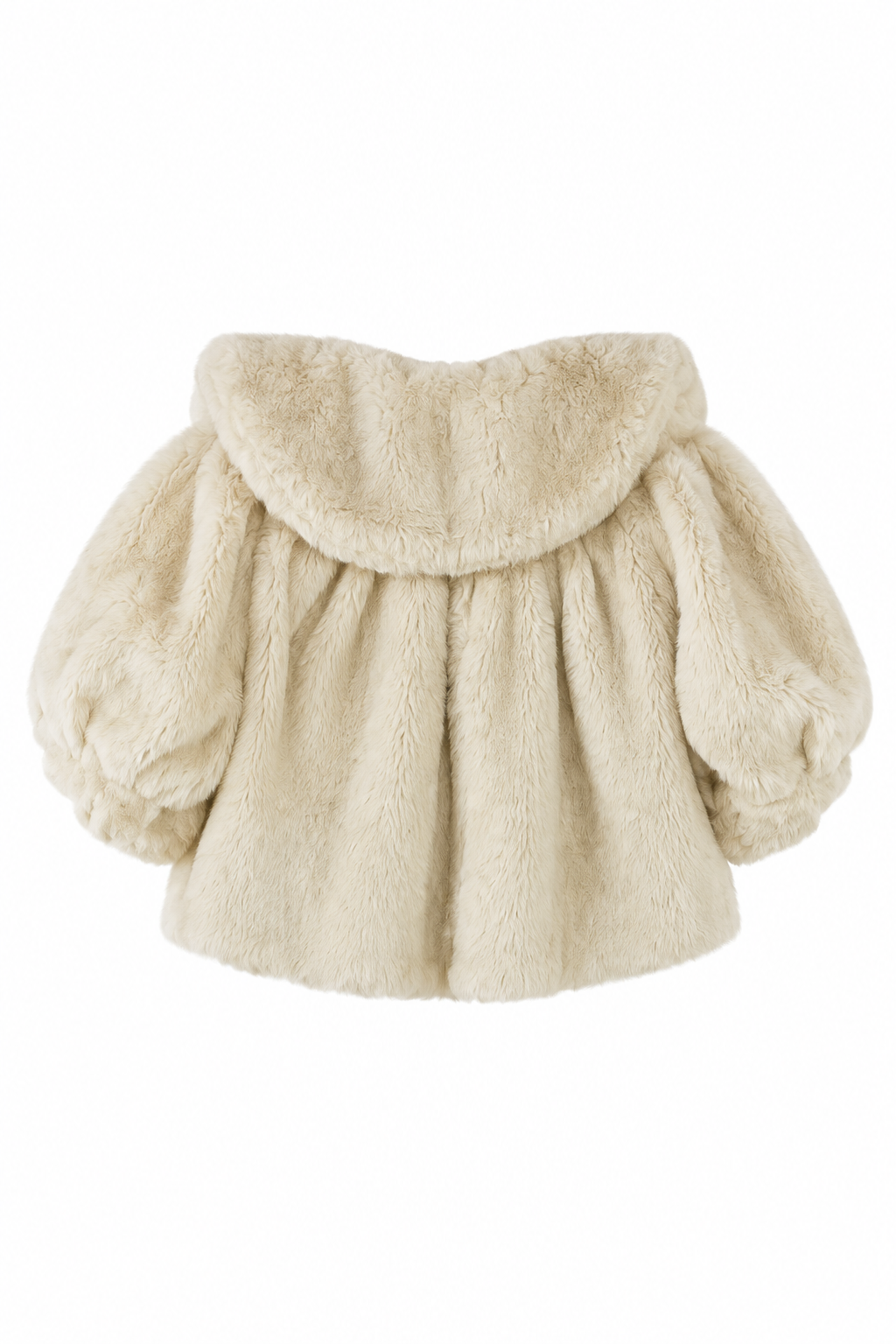 Faux Fur Bolero, back view