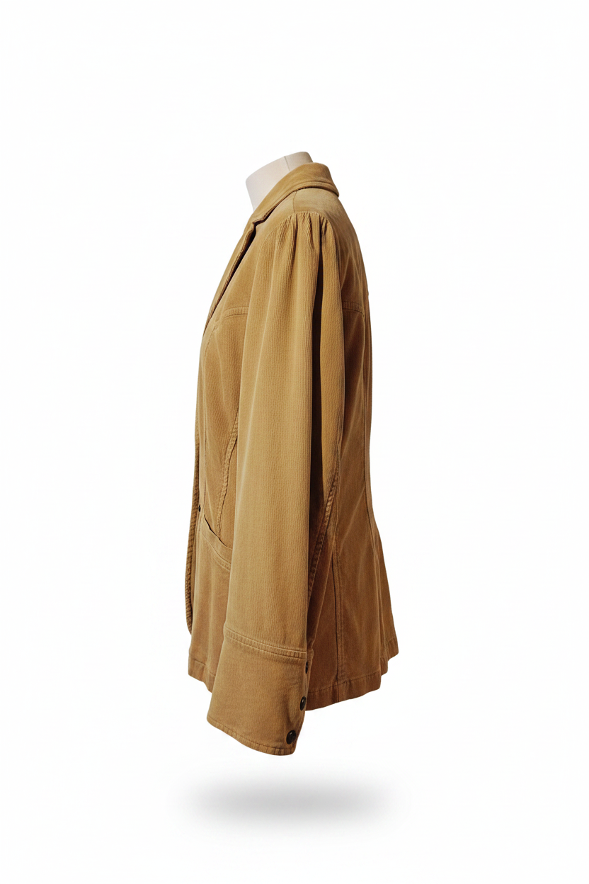 Ginab Cord Jacket – Side Profile