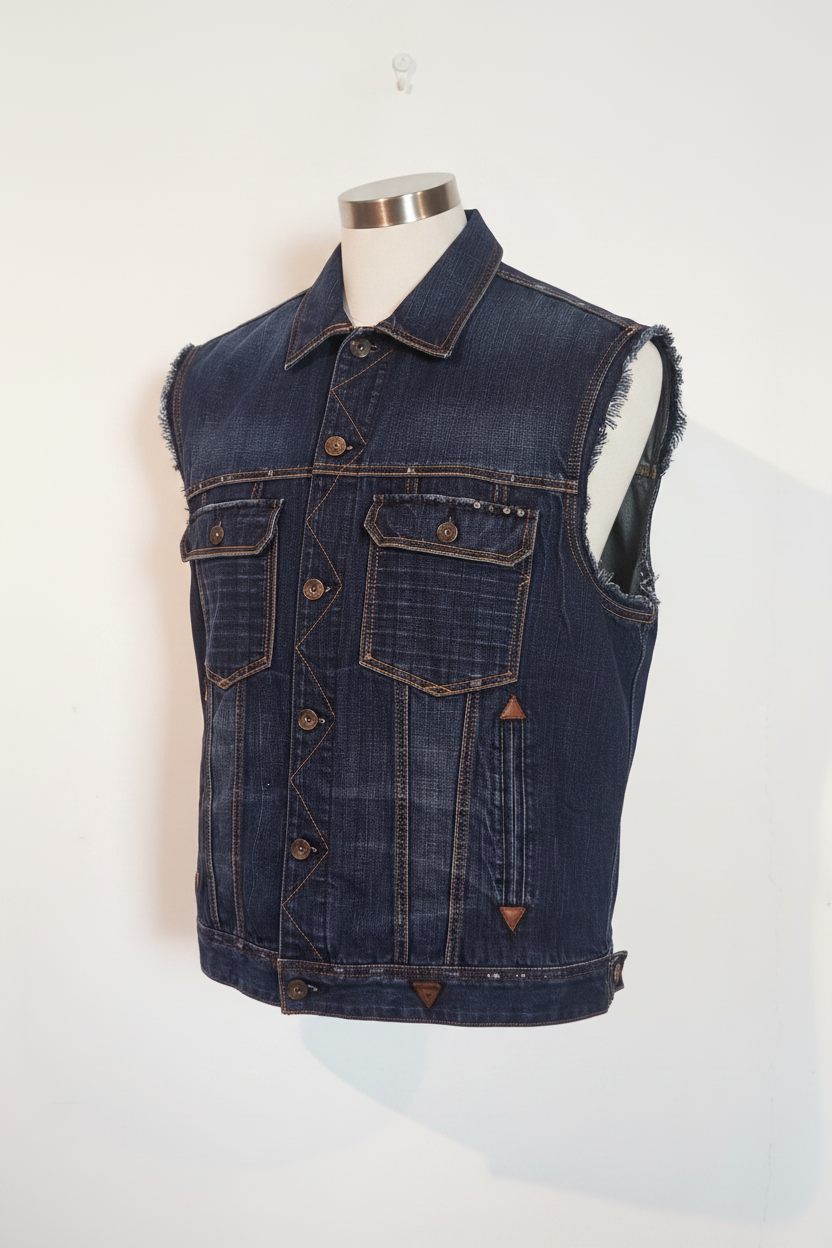 Guess Cutoff Denim Front 2