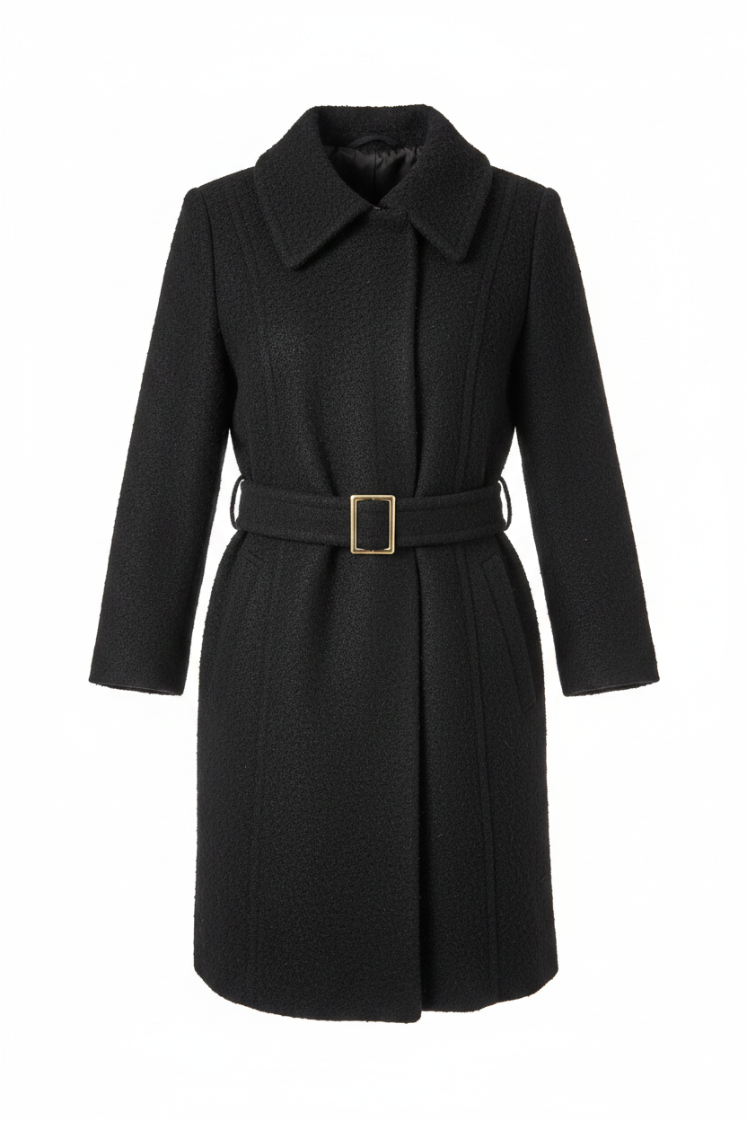 H&M Black Coat – Front