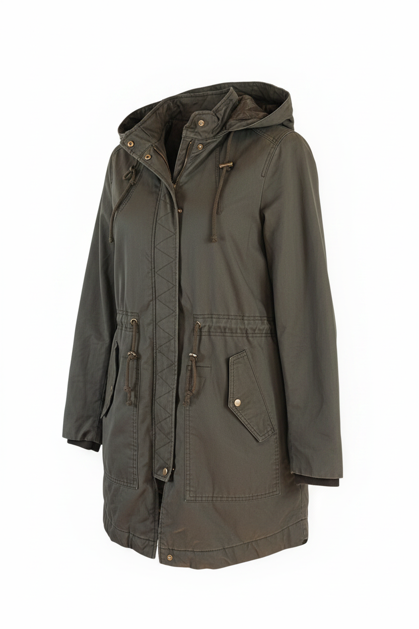 H&M Divided Army Green – Three-Quarter