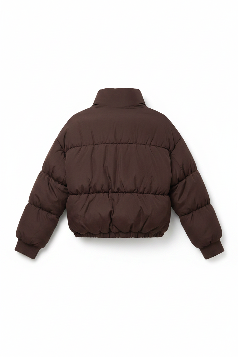 H&M Divided Puffer Crop – Back