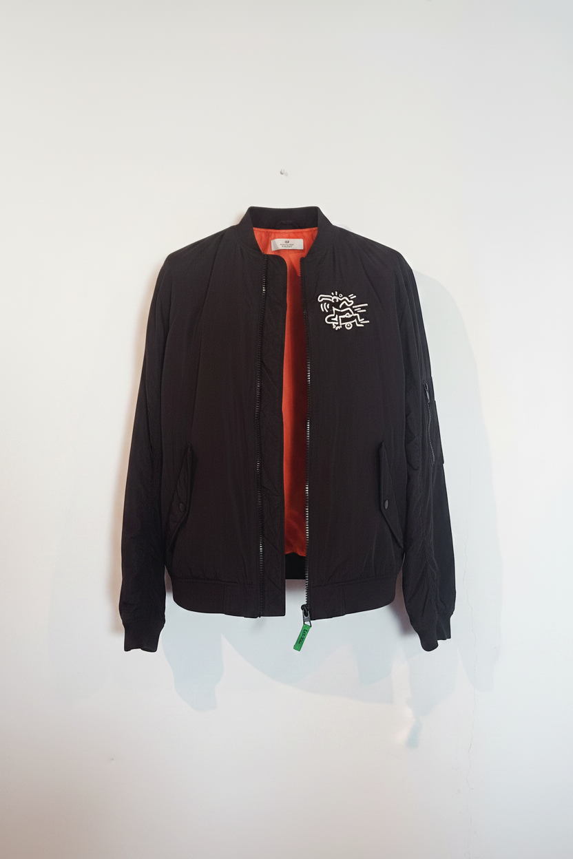 H&M Keith Haring Bomber Front 1