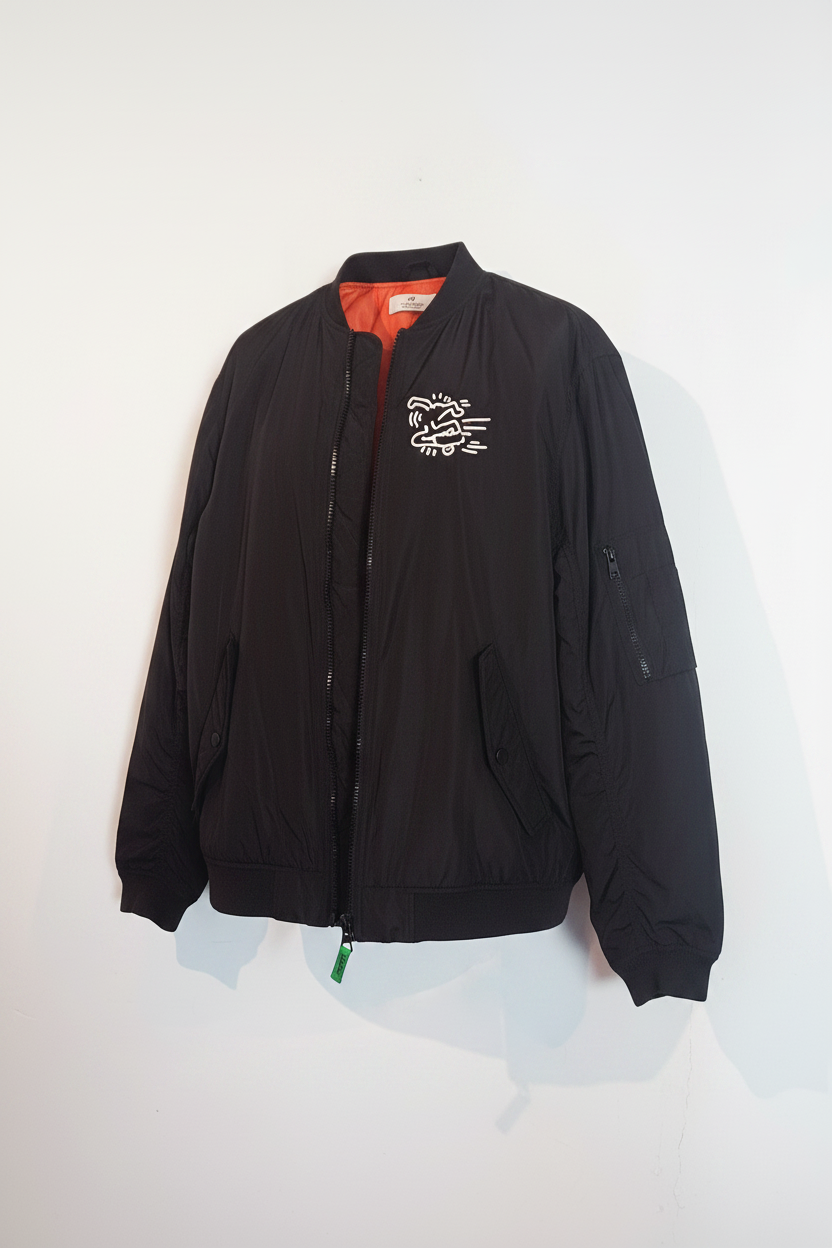 H&M Keith Haring Bomber Front 2