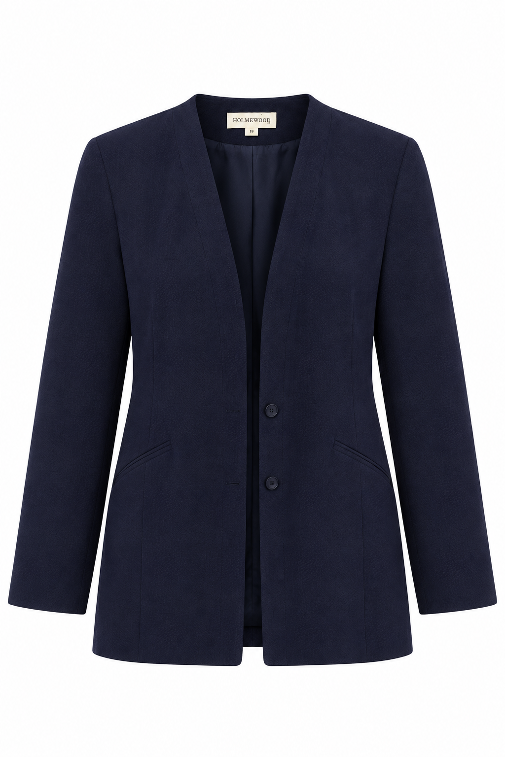 Holmewood Navy Blazer, front view