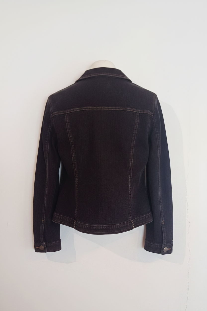 Joy Denim Jacket – Back Ghost Mannequin 2