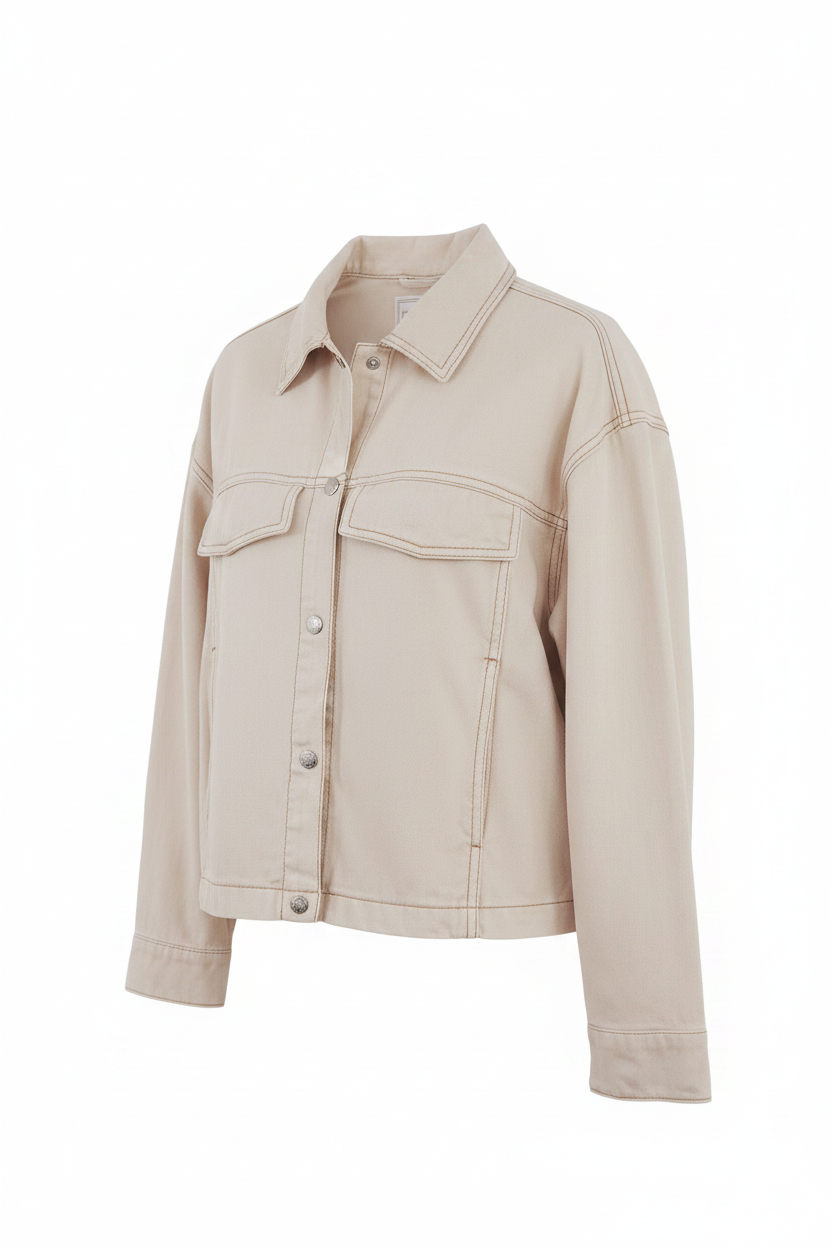 Page One Denim Jacket – 3/4 Front
