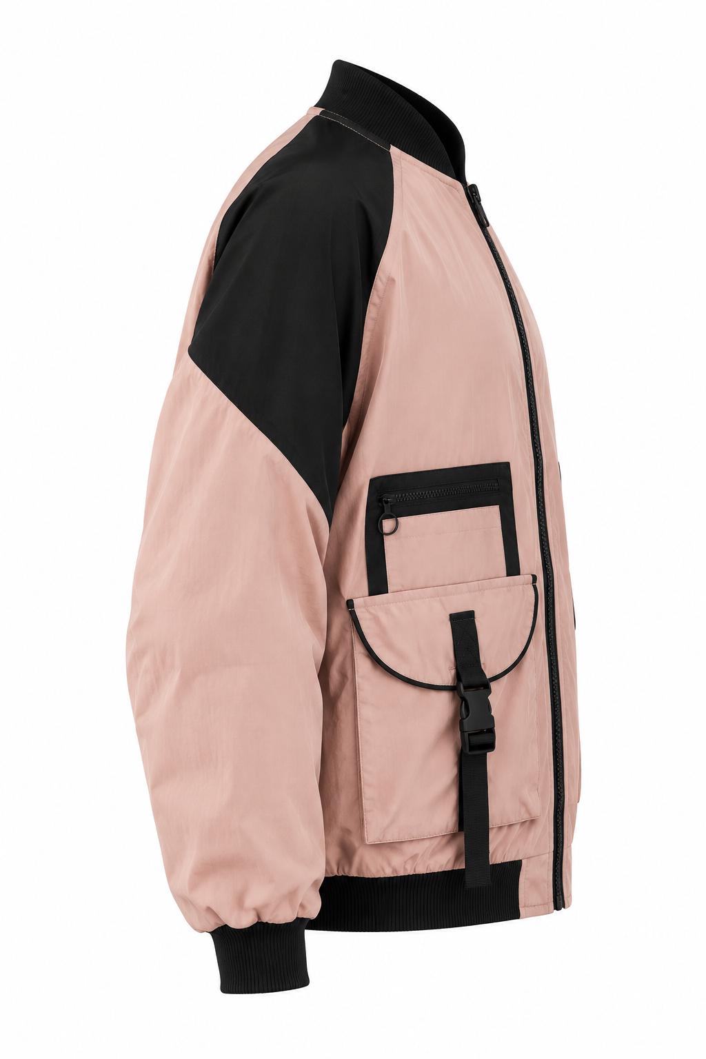 Pink and Black Bomber – Right Side