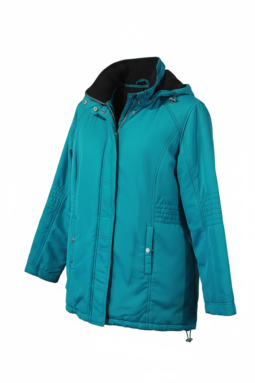 Teal Jacket – Three-Quarter