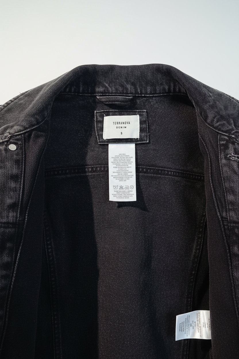 TerraNova Denim Jacket Label