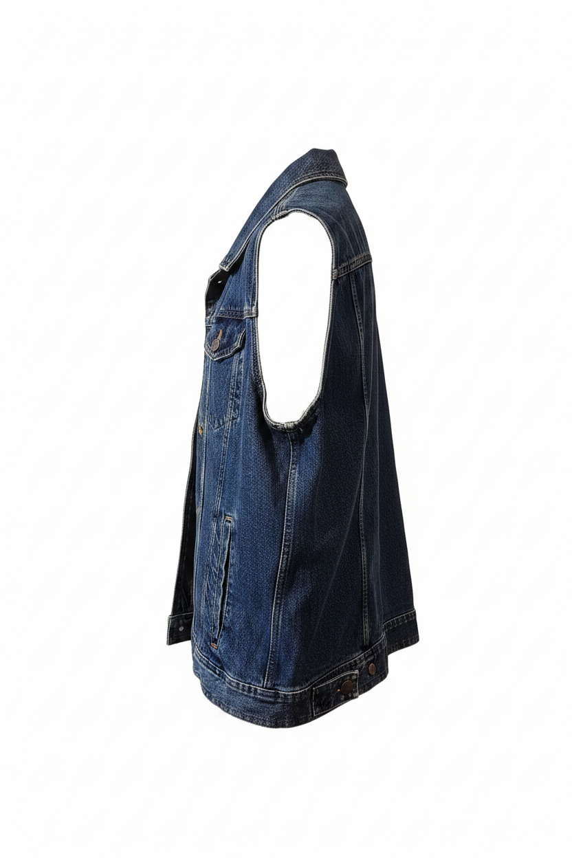The Denim Cutoff – Side Profile